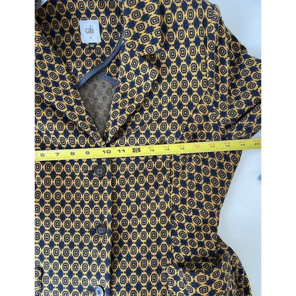 Cabi 3372 Kensington Proper Standout Jacket Medallion Blazer Womens M - Picture 10 of 10